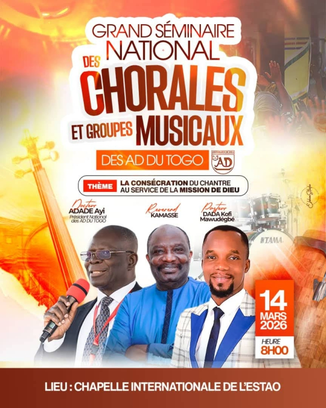 Grand séminaire national des chorales et groupes musicaux des AD du Togo