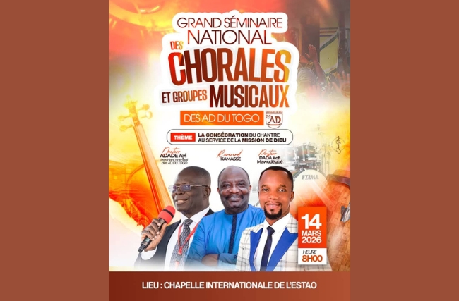 Grand séminaire national des chorales et groupes musicaux des AD du Togo